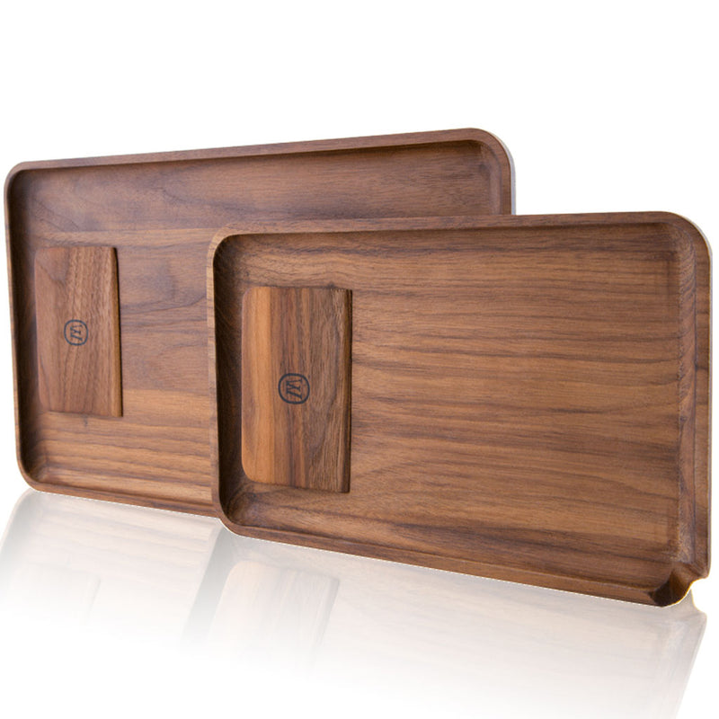 Leaf Rolling Tray Made From Walnut, Cherry or Maple. 